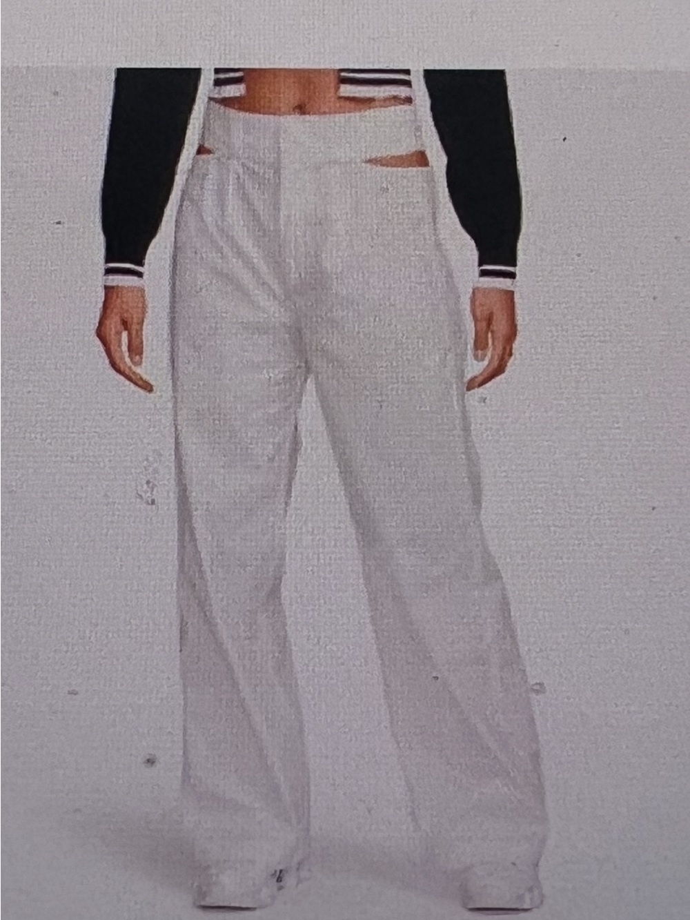 Nike Women's White Straight-Leg Pants